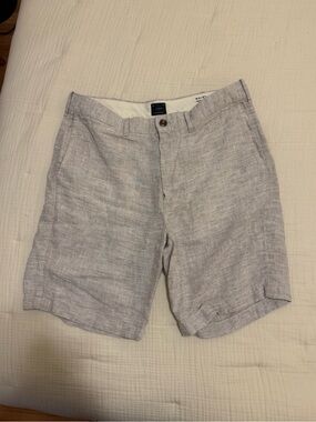 J. Crew Men’s 100% Linen Pinstripe Shorts